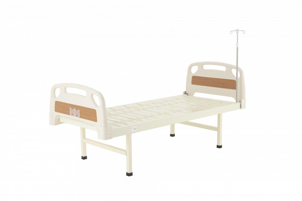 Кровать механическая MED-MOS Е-18 (ABS, 1 секция, без матраса, без колес, уголки)