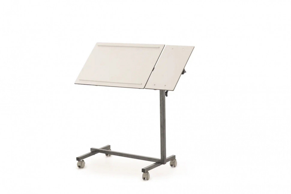 Столик прикроватный MED-MOS с поворотной столешницей ПС-003Н-01 (белый) Столик прикроватный MED-MOS с поворотной столешницей ПС-003Н-01 (белый)