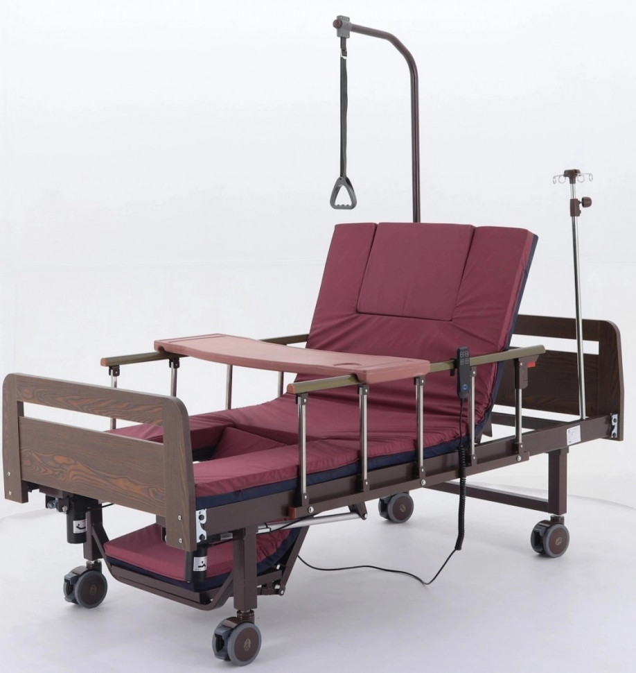 Кровать электр. Мед-Мос YG-2 (МЕ-2028Н-01) ЛДСП без т/у с матрасом