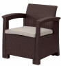Комплект мебели Rattan Comfort 3, венге (2 кресла+ столик) Комплект мебели Rattan Comfort 3, венге (2 кресла+ столик)
