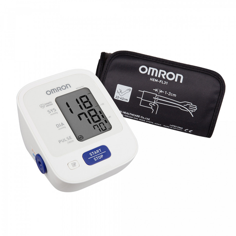 Тонометр OMRON M2 Comfort (HEM-7123-ALRU) с адаптером