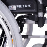 Кресло-коляска механ. MEYRA EuroChair2  2.750 (46см) пневмо колеса, цв.рамы серебро