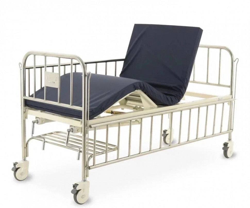 Кровать механическая Мед-Мос F-45 max (ММ-1002Н-00/2004Н-00) подростковая с матрасом